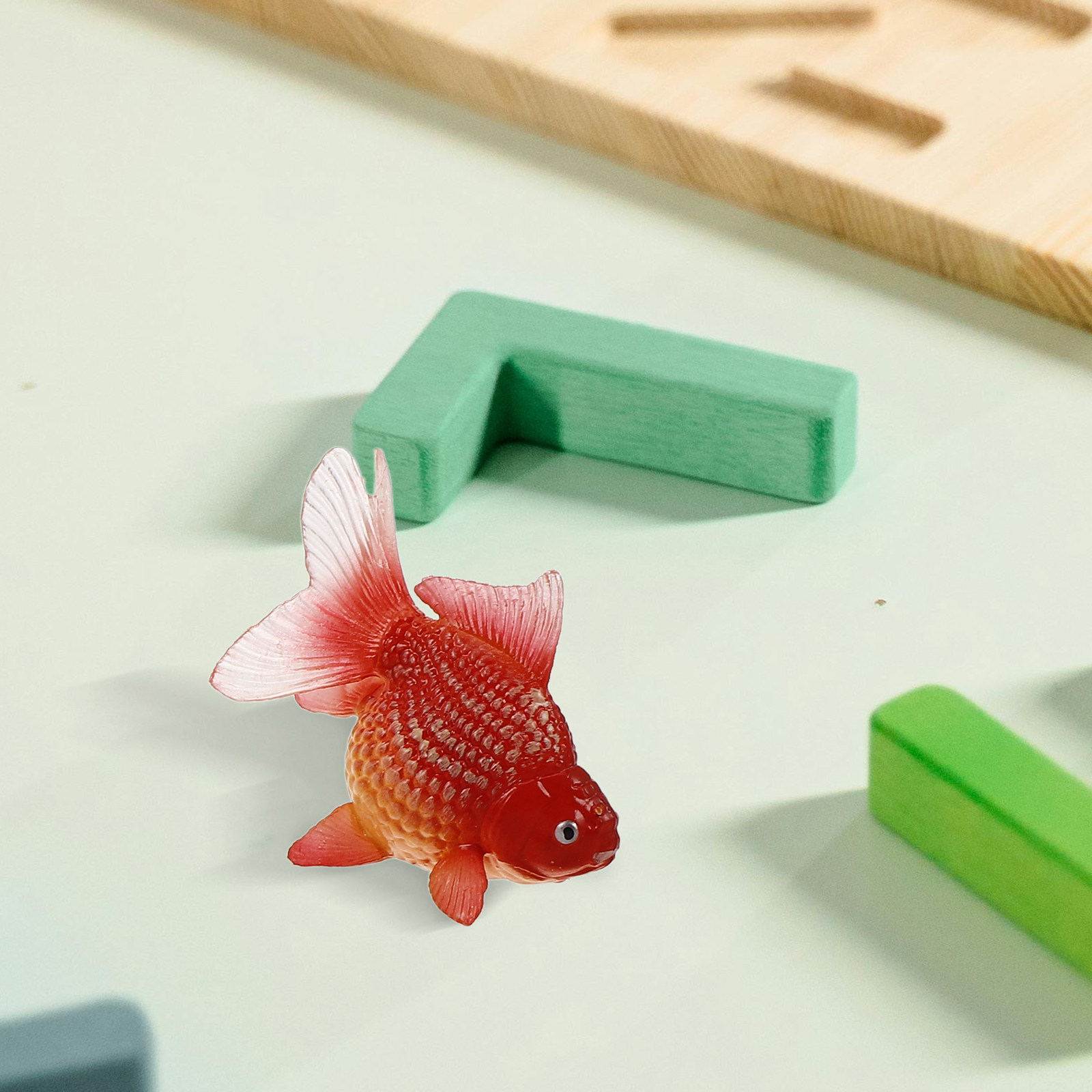 Aquarium Fish Koi - 4개입 사실적인 수족관 장식용 인조 잉어,