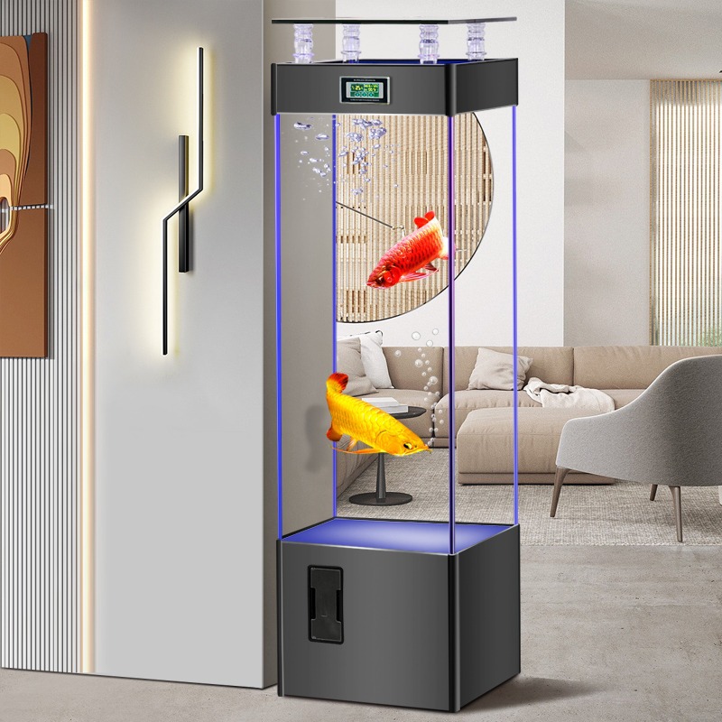 Aquarium Fish Goldfish - 초투명 유리 어항, 물갈이 필요없는 생태