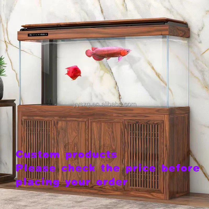 Aquarium Fish Usa - 맞춤형 상업용 고급 유리 사각형 벽걸이