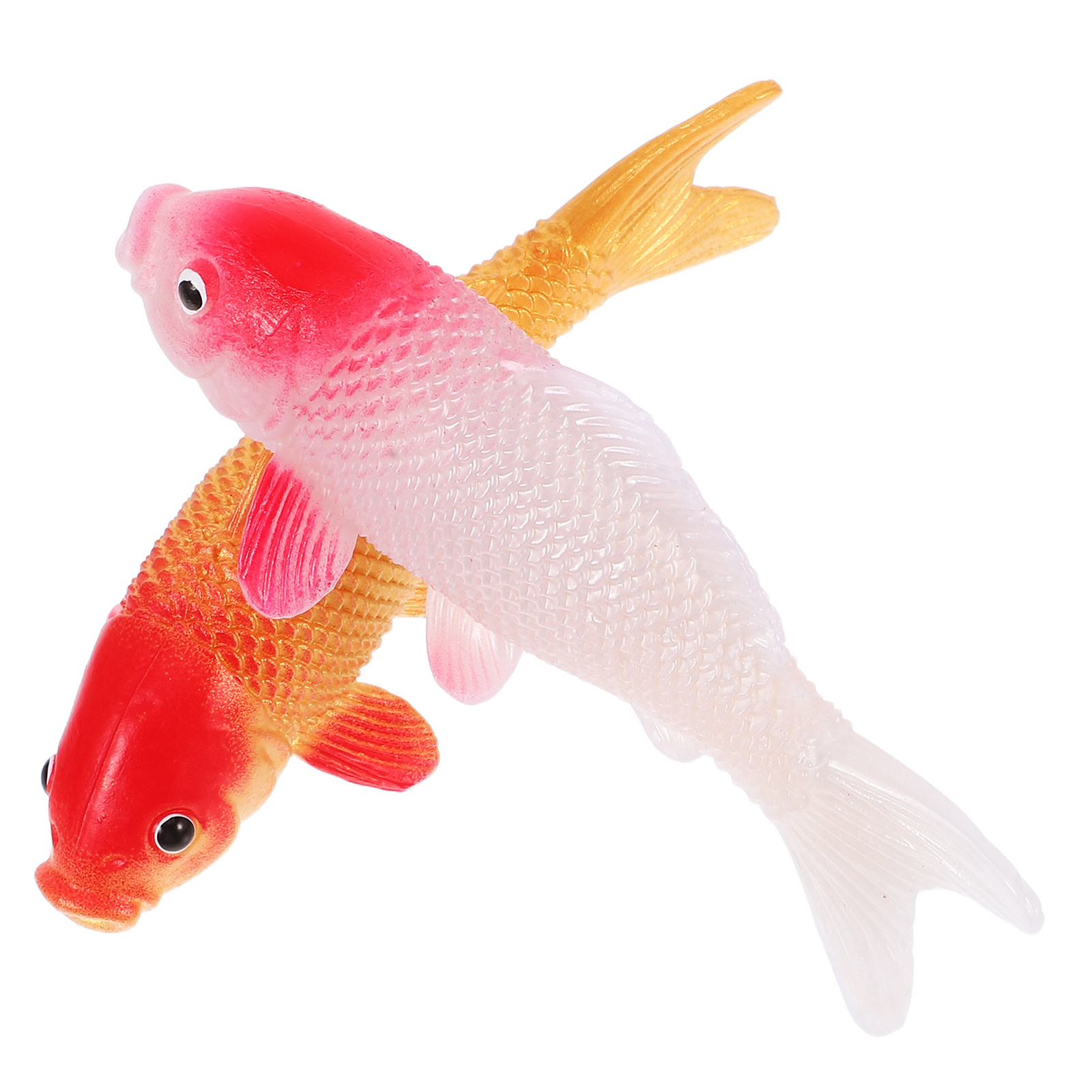 Aquarium Fish Koi - 2개입 실물 같은 잉어 어항 장식품
