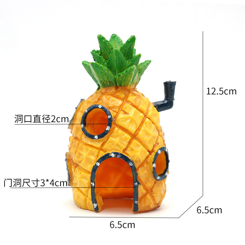 수조 수족관 장식 만화 물고기 탱크 하우스 파인애플 하 - Aquarium Fish For Sale Online 리뷰 및 가격