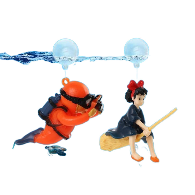물고기 탱크 다이버 장식품 조경 장식 수족관 선물 인기 - Aquarium Fish Popular 리뷰 및 가격
