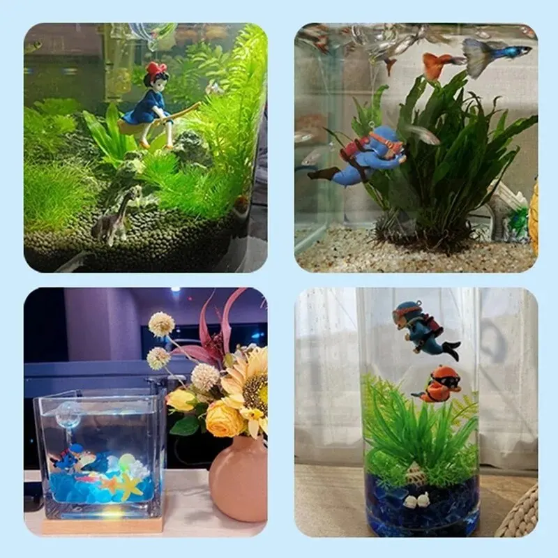 물고기 탱크 다이버 장식품 조경 장식 수족관 선물 인기 - Aquarium Fish Popular 리뷰 및 가격