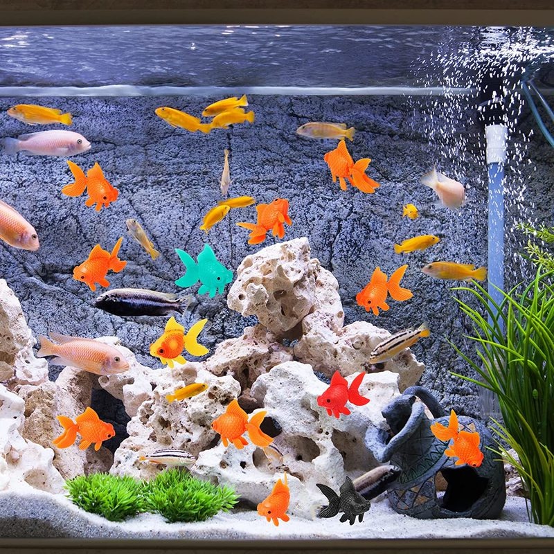 7 조각 인공 물고기 물고기 그릇 탱크 수족관 장식 이 - Aquarium Fish Goldfish 리뷰 및 가격