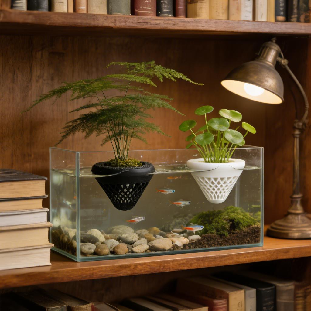 2PCS 플로팅 수족관 식물 홀더, 물고기 탱크용 걸이 - Aquarium Fish For Sale Online 리뷰 및 가격