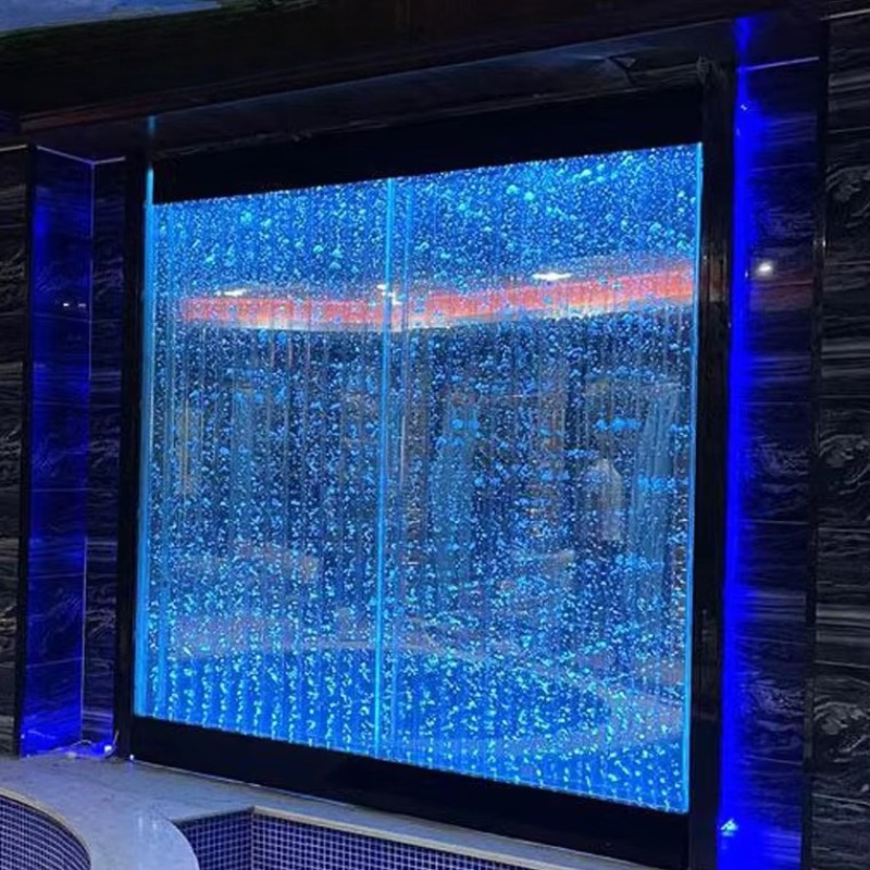 입금 가격표시 화면 파티션 디밍 워터 커튼 월 버블 대 - Aquarium Fish Tank Price 리뷰 및 가격