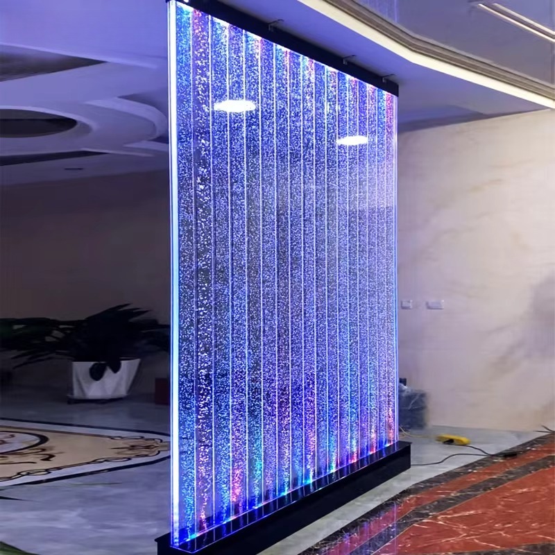 입금 가격표시 화면 파티션 디밍 워터 커튼 월 버블 대 - Aquarium Fish Tank Price 리뷰 및 가격