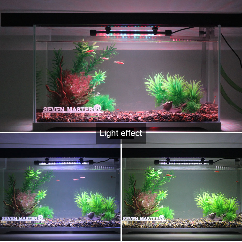 수족관 빛 LED 식물 성장 램프 방수 물고기 탱크 빛 - Aquarium Fish Guppy 리뷰 및 가격