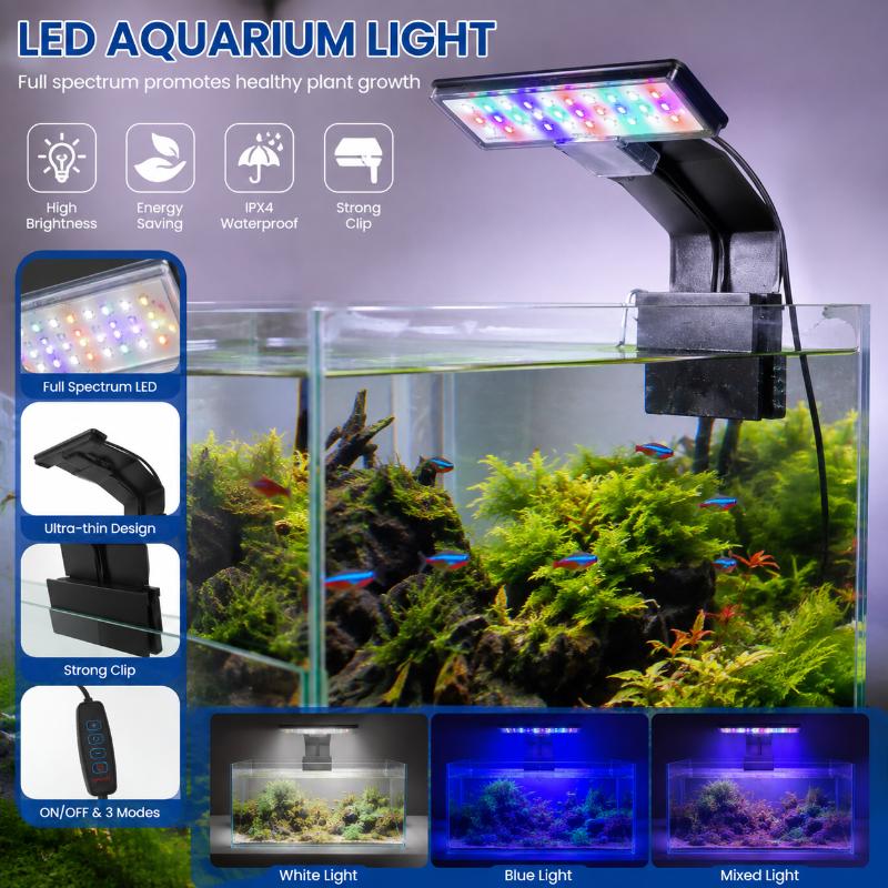 수족관 LED 조명 초박형 방수 장수명 램프 - 수초  - Aquarium Fish With Long Lifespan 리뷰 및 가격