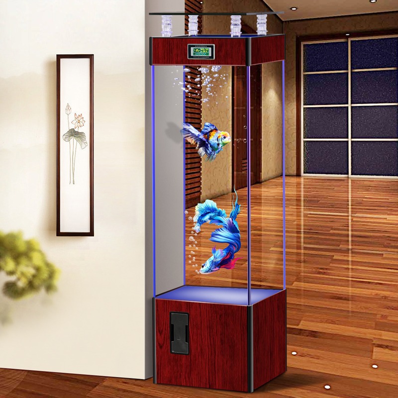 초투명 유리 어항, 물갈이 필요없는 생태 수족관, 중소 - Aquarium Fish Goldfish 리뷰 및 가격