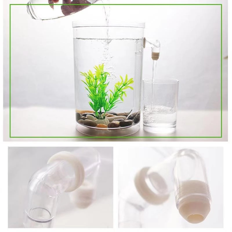 게으른 무료 물 변경 데스크탑 물고기 탱크 미니 크리  - Aquarium Fish Goldfish 리뷰 및 가격
