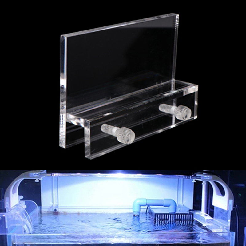 1pc 아크릴 투명 수족관 투명 물고기 탱크 LED 라 - Aquarium Fish Elevator 리뷰 및 가격
