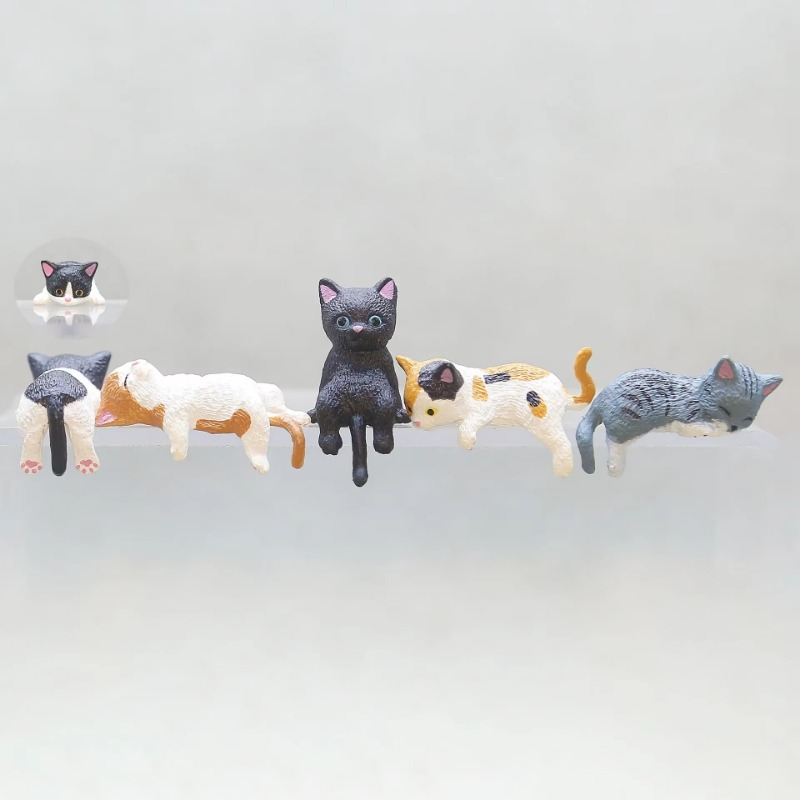 귀여운 만화 고양이 물컵 뚜껑용 PVC 가정 장식, 컴 - Aquarium Fish Guppy 리뷰 및 가격