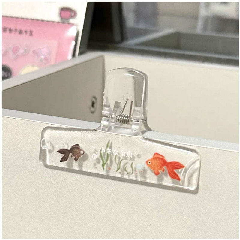 1PC 투명 아크릴 금붕어 바인더 클립, 미끄럼 방지  - Aquarium Fish Goldfish 리뷰 및 가격