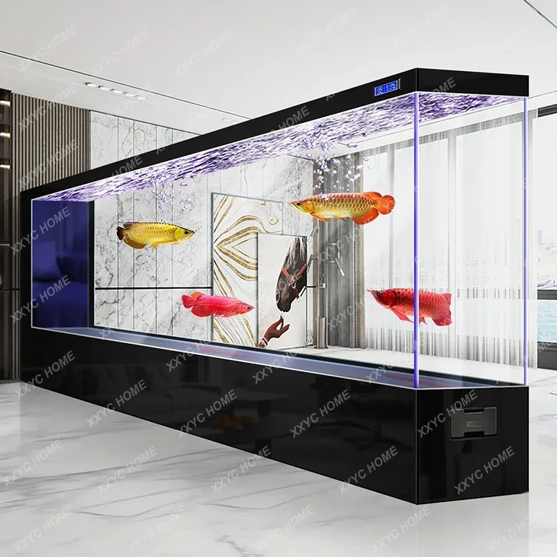 WWSuper 대형 천장까지 닿는 어항 거실 회사 호텔 - Live Fish Aquarium 리뷰 및 가격