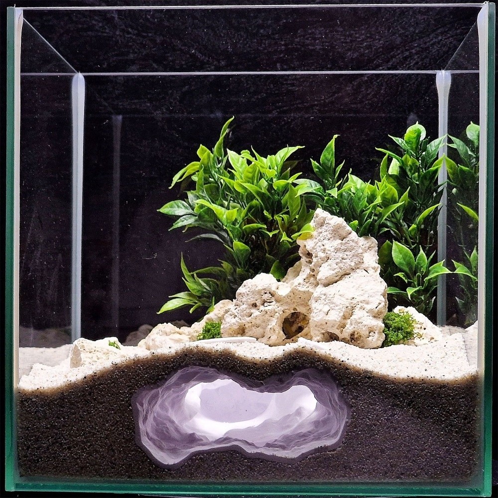 고도로 시뮬레이션된 수족관 어항 자연 3D 프린팅 풍경 - Aquarium Fish Reproduction 리뷰 및 가격