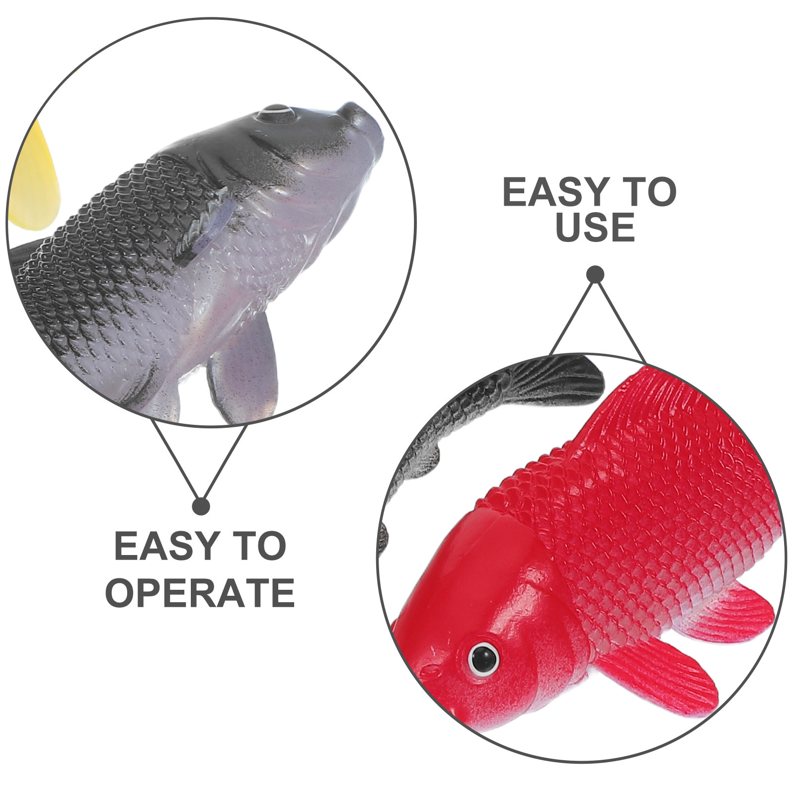3pcs 물고기 공예 장난감 현실적인 플라스틱 물고기  - Aquarium Fish Goldfish 리뷰 및 가격