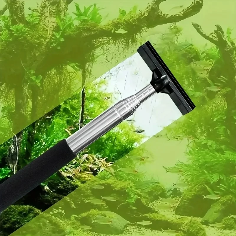 텔레스코픽 수족관 스크레이퍼 브러시, 수족관 청소용 다 - Algae Scraper Blade 리뷰 및 가격