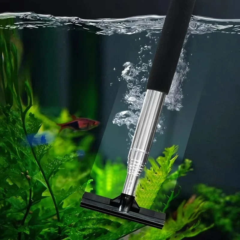 텔레스코픽 수족관 스크레이퍼 브러시, 수족관 청소용 다 - Algae Scraper Blade 리뷰 및 가격