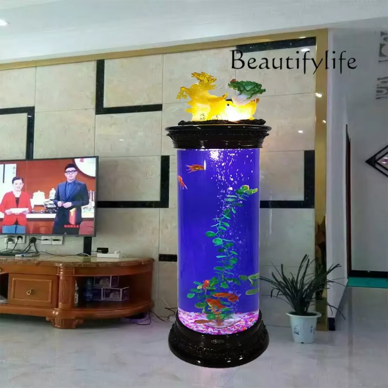 M L 어항 대형 및 중형 수족관 생태적 데스크탑 유리 - Live Fish Aquarium 리뷰 및 가격