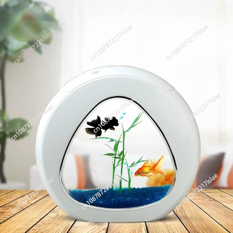 소형 데스크탑 아크릴 어항, 금붕어를 위한 창의적인 생 - Aquarium Fish Goldfish 리뷰 및 가격