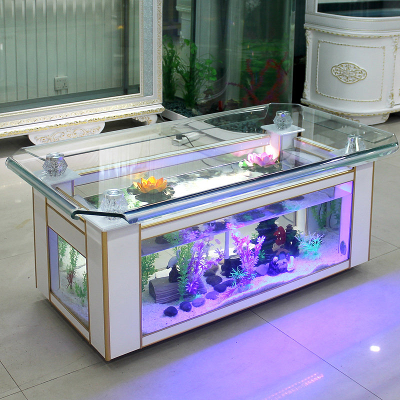 시하오 생태 커피 테이블 어항 유리 직사각형 대형 창의 - Aquarium Fish Goldfish 리뷰 및 가격