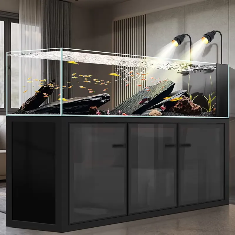 공장가 240갤런 직사각형 고급 거실용 초백유리 어항  - Aquarium Fish Tank Price 리뷰 및 가격