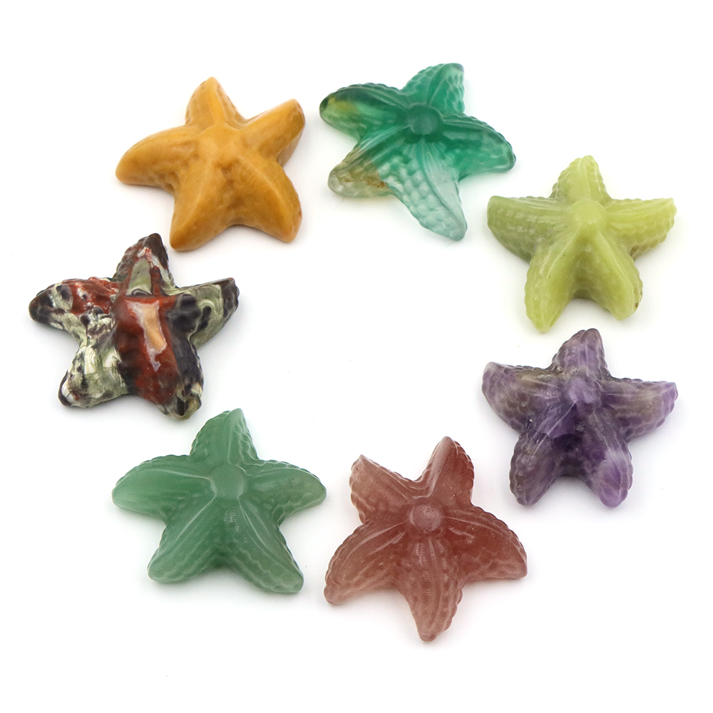 35mm 불가사리 모양 조각상 해양 동물 천연석 치유  - Aquarium Fish Usa 리뷰 및 가격
