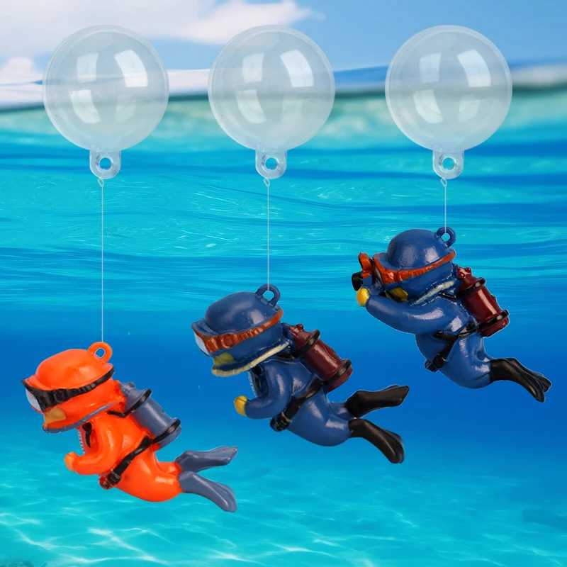 인기있는 물고기 탱크 장식품 다이버 조경 장식 수족관  - Aquarium Fish Popular 리뷰 및 가격